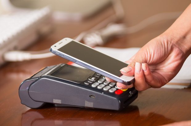Using iPhone to make a mobile payment