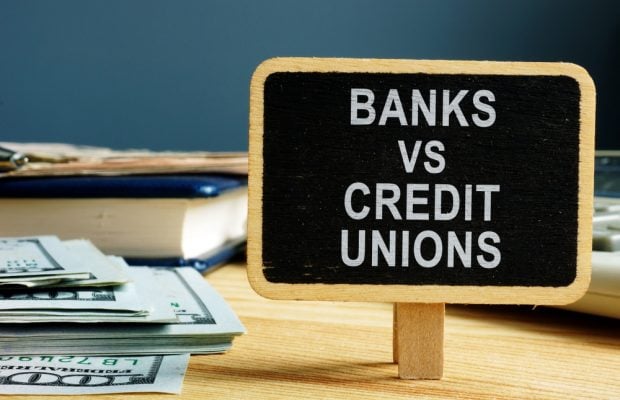 Banks versus credit unions.