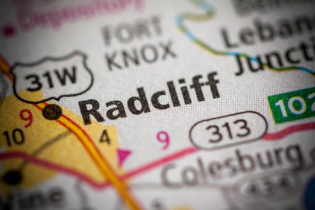 Map of Radcliff, Ky.