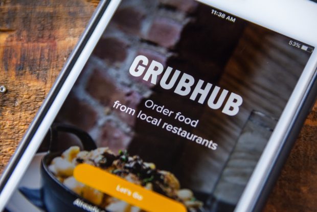 GrubHub app.