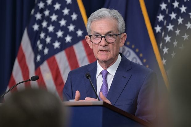 Fed Chair Jerome Powell speaks at a news conference in Washington, D.C., Wednesday afternoon.