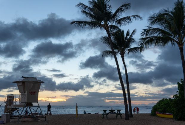 A beach on the island of island of Kauaʻi.