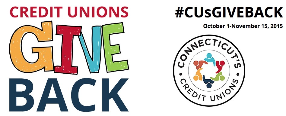 #CUsGiveback connecticut credit unions
