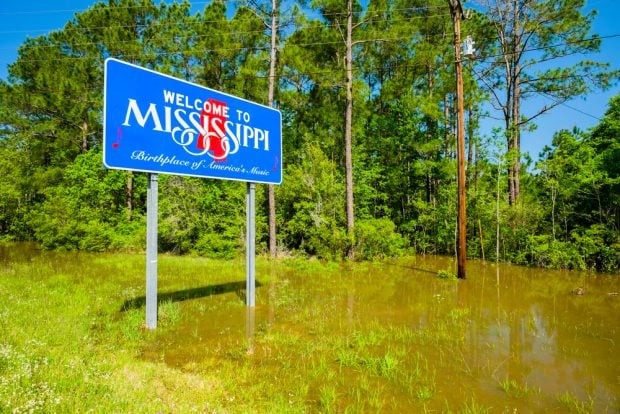 State sign of Mississippi