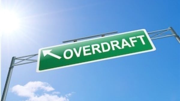 Overdraft sign