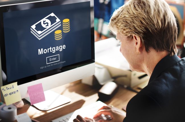 Online mortgage loan