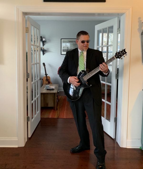 Latitude 32 CU President/CEO Marcus Rhymer's hidden talent is playing guitar. (Source: Marcus Rhymer)