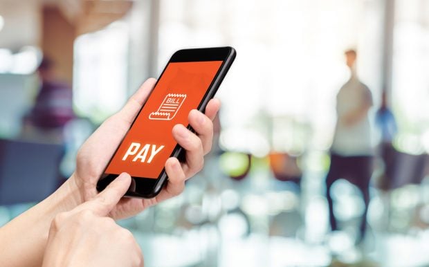 Using a mobile bill pay service