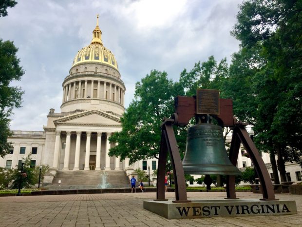 West Virginia State Capitol Building in Charleston.