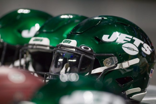 New York Jets helmets