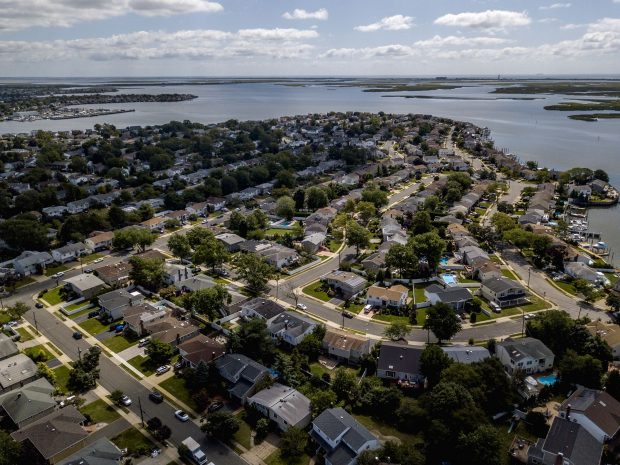 Homes in Merrick, along Long Island's south shore.