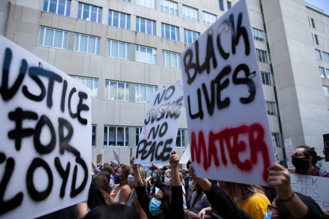 BLM protest signs