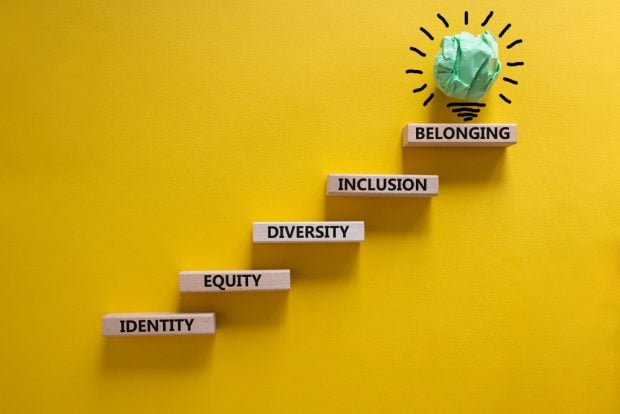 Equity, idenyity, diversity, inclusion, belonging symbol