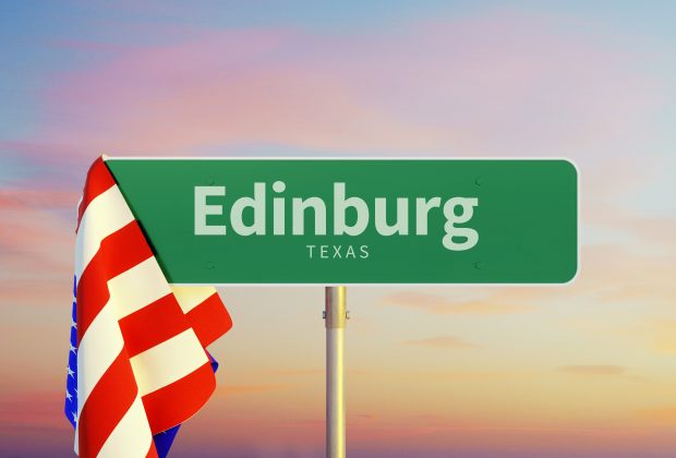 Edinburg, Texas sign. (Source: Adobe Stock)