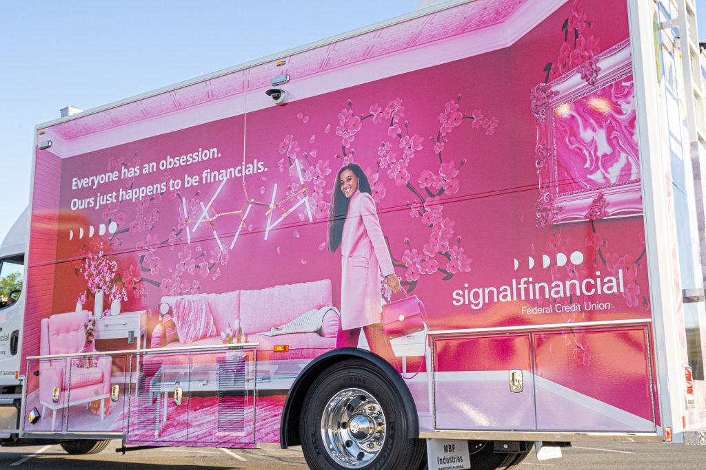 Signal Financial's mobile branch.