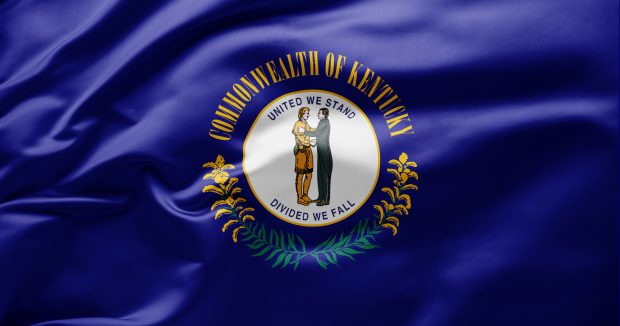 State flag of Kentucky.