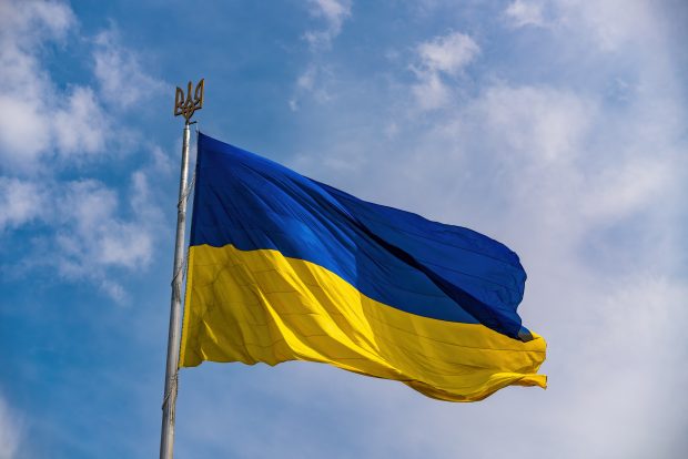 The national flag of Ukraine. (Source: AdobeStock) 