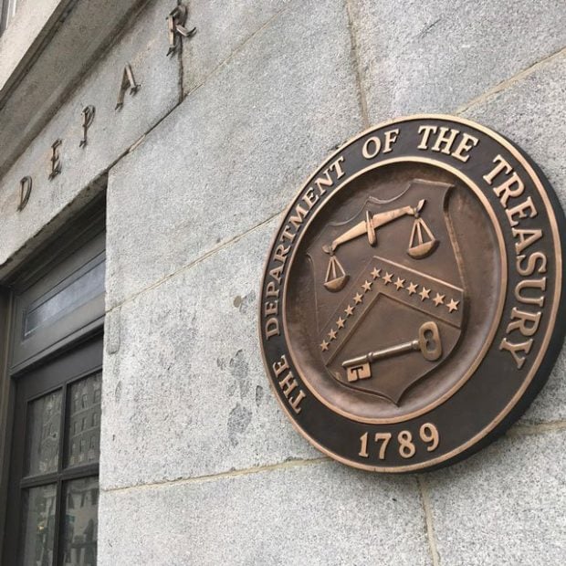 Department of Treasury, Washington, D.C. (Source: AdobeStock)
