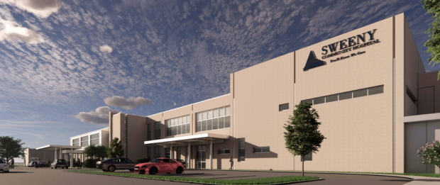 TDECU is lending $28 million for this new hospital in Sweeny, Texas (Rendering courtesy of Sweeny Community Hospital District).