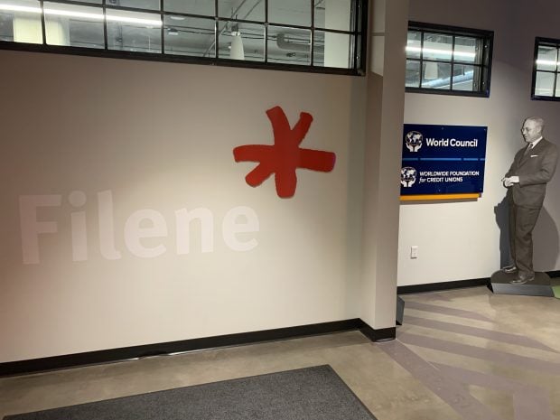 Entrance to the Madison, Wis. headquarters of Filene Research Institute, WOCCU and the Worldwide Foundation for Credit Unions.