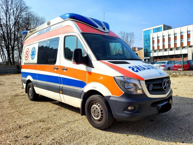 Bruce K. Foulke, President & CEO of Philadelphia-based American Heritage Credit Union is delivering relief and economic stability for Ukrainian refugees. This includes the purchase of ambulances (pictured above), to facilitate the evacuation of sick and injured Ukrainian citizens (Photo: American Heritage CU).