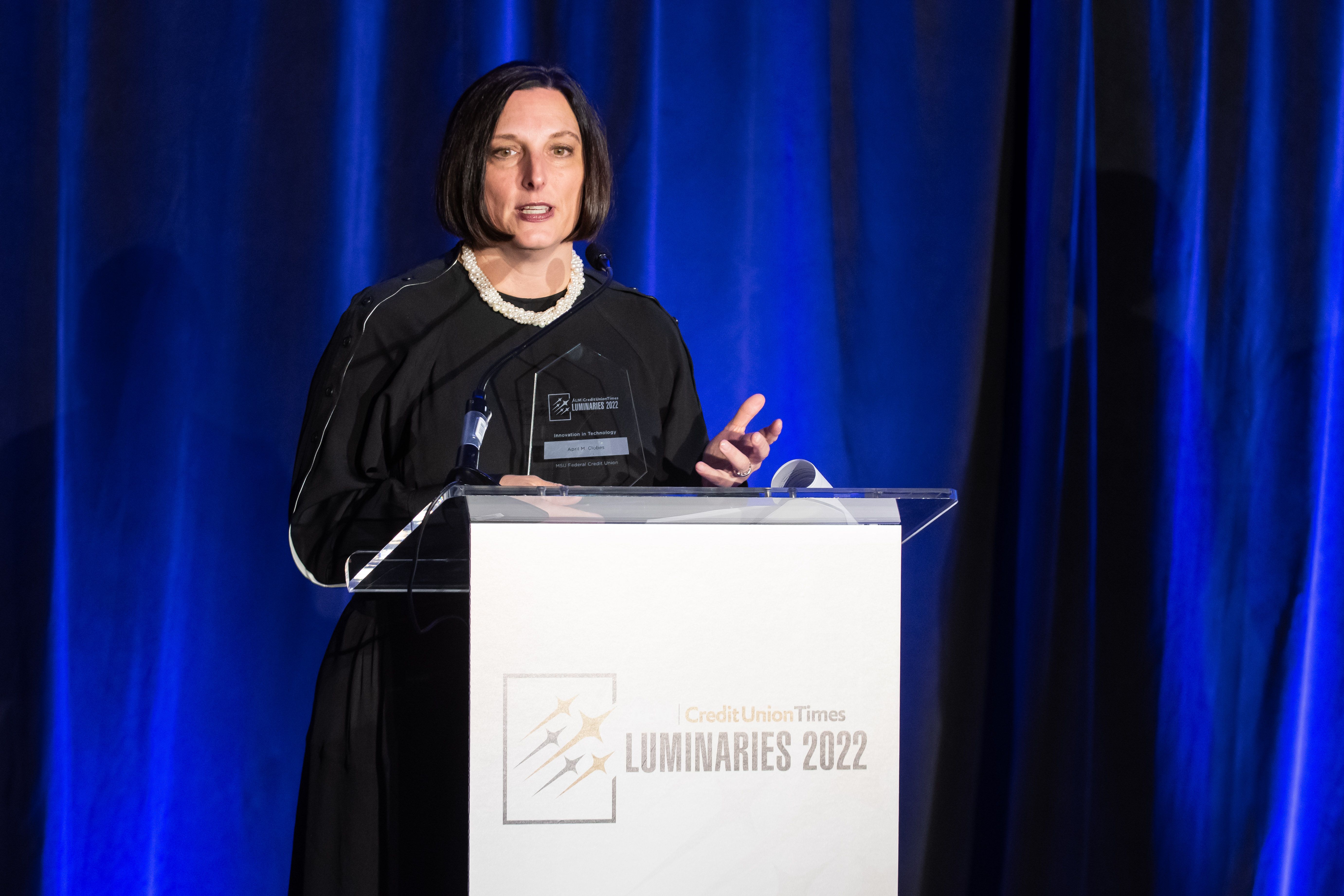 April Clobes LUMINARIES Award Winner
