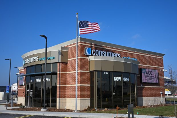 Consumers CU's Delta branch in Lansing in Eaton County. (Source: Consumers CU)