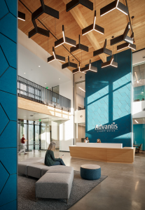 Inside the new Advantis campus building. (Source: Advantis)