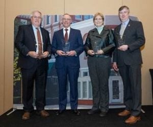 From left to right: Dave Boden, Tom Smith, Mary Hansen and Mark Cummins