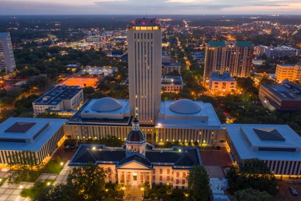 Aerial photo Florida State Capitol Building