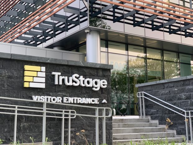 TruStage sign at the company's headquarters in Madison, Wis. (Source: CU Times).