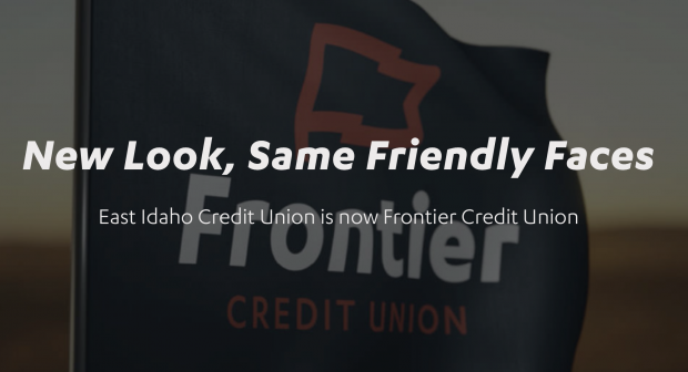 Image of Frontier Credit Union's new logo on its website. Credit/Frontier CU 