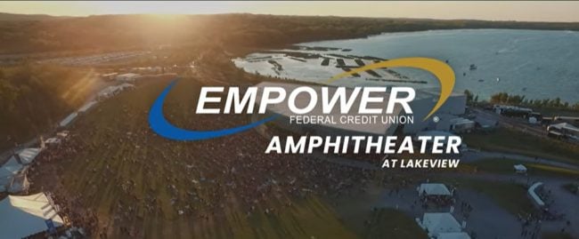 Screenshot from a promotional video announcing the Empower FCU Amphitheater at Lakeview