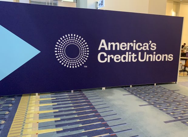 America's Credit Unions sign at GAC 2024.